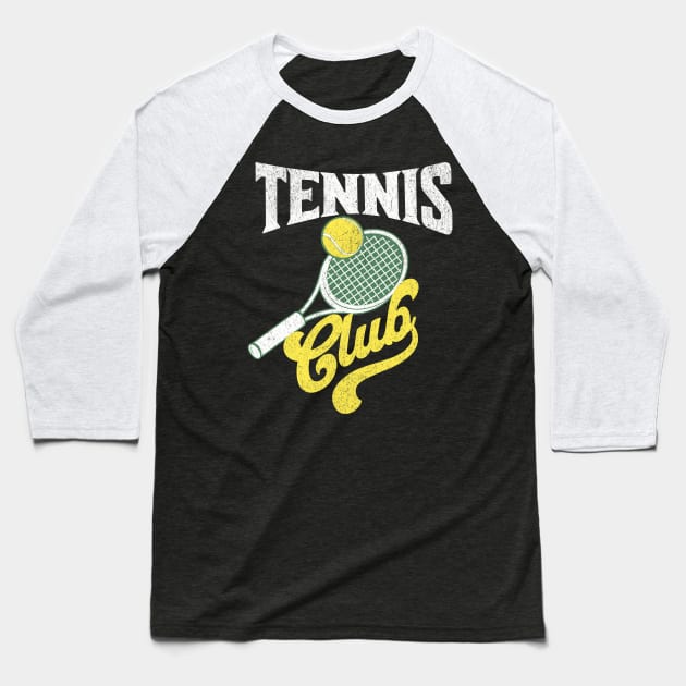 Tennis club Baseball T-Shirt by J Best Selling⭐️⭐️⭐️⭐️⭐️